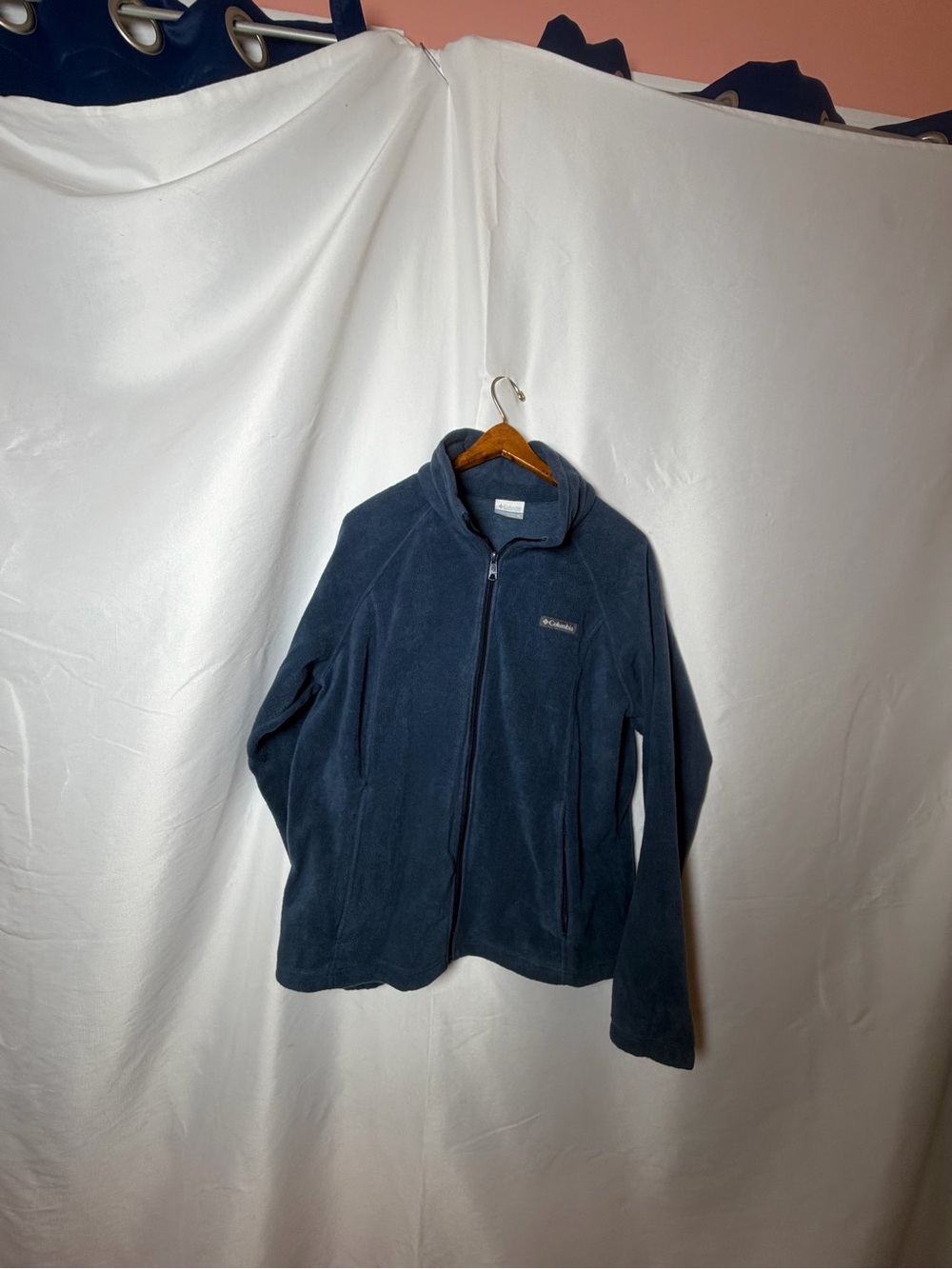 Columbia Women's Navy Fleece Full-Zip Jacket - Picture 2 of 5